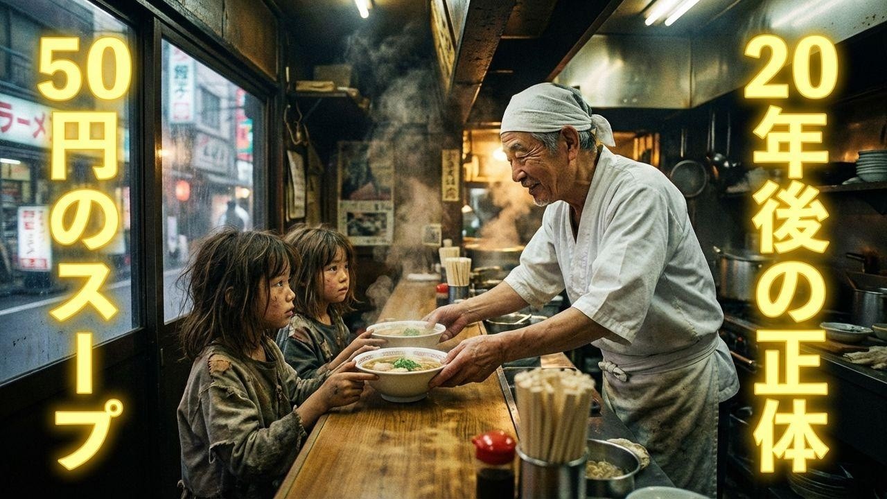 50円のスープを求めた双子…20年後の驚愕の正体に涙が止まらない