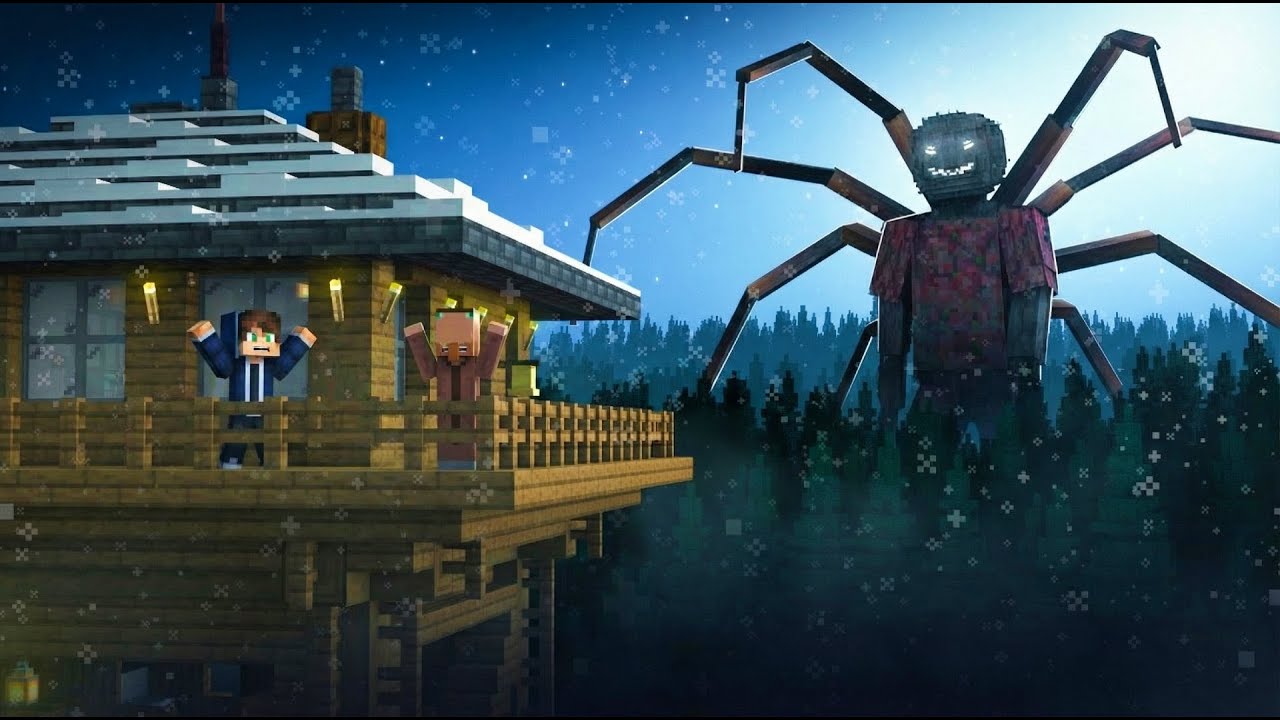 Izgubili Smo Se U Ukletoj Zimskoj Šumi U Minecraftu...