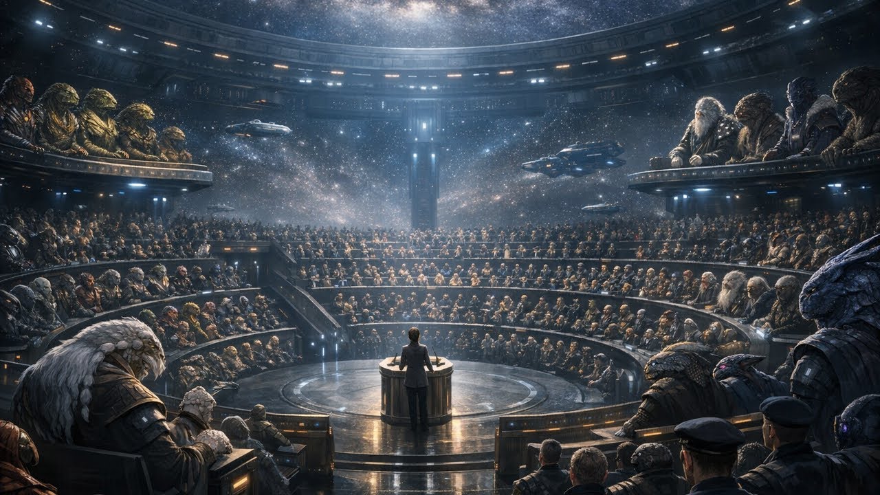 Banida e esquecida – a humanidade construiu um império que agora governa a Galáxia!  HFY