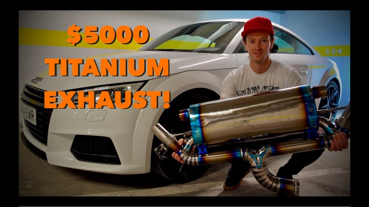 Full titanium cat back exhaust for my MK3 Audi TT install and sound!