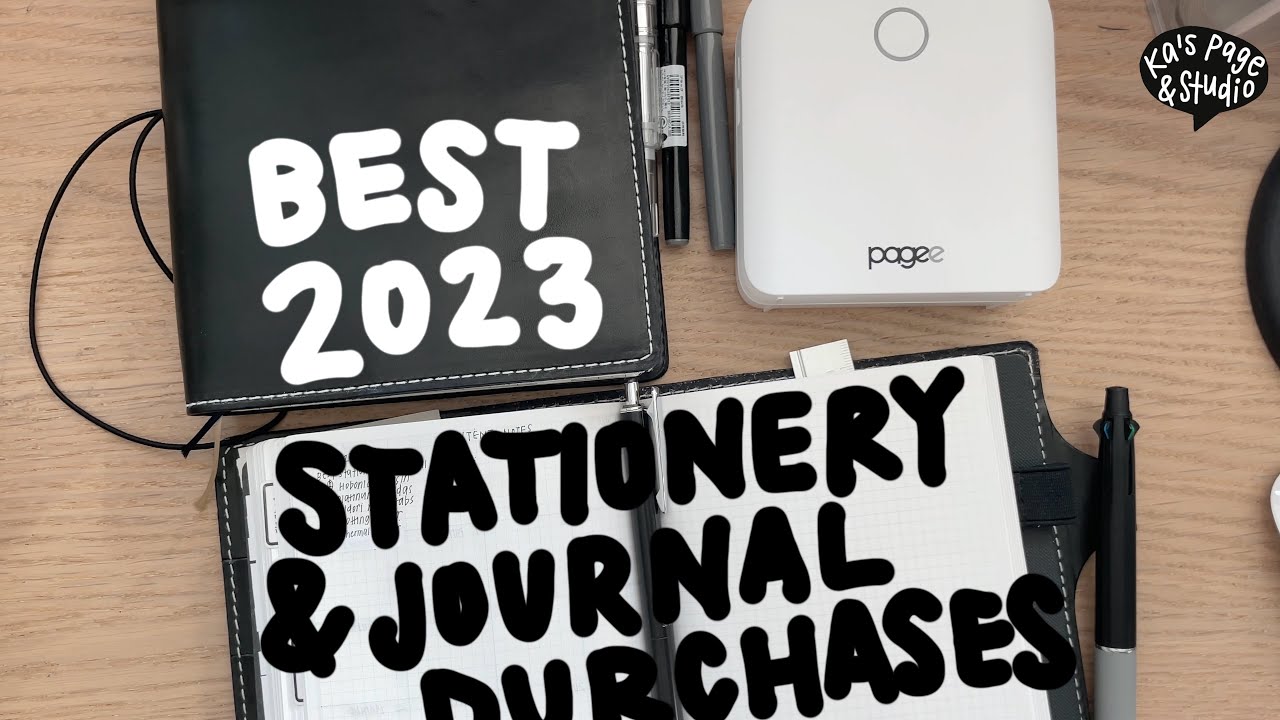ENG) Best 2023 Stationery (&Planner) & Journal Purchases | Hobonichi Cousin
