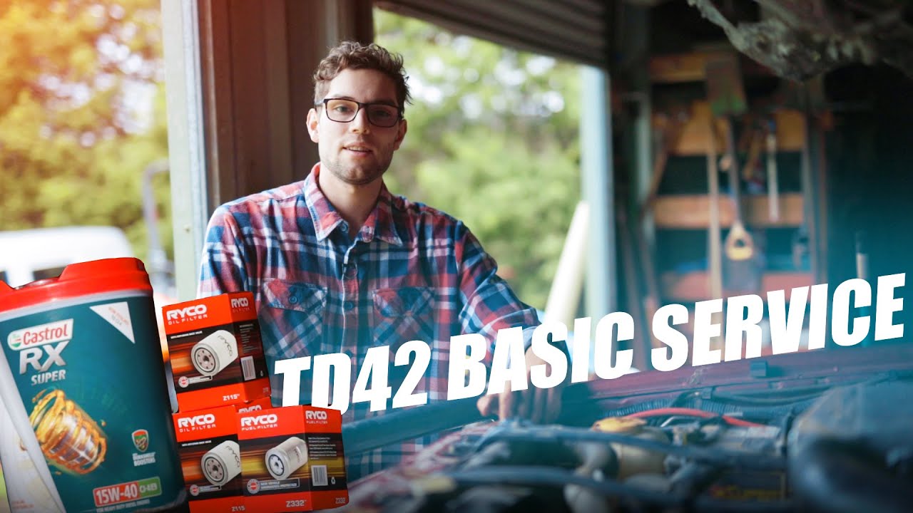 NISSAN PATROL TD42 Basic Service / On the Tools EP2