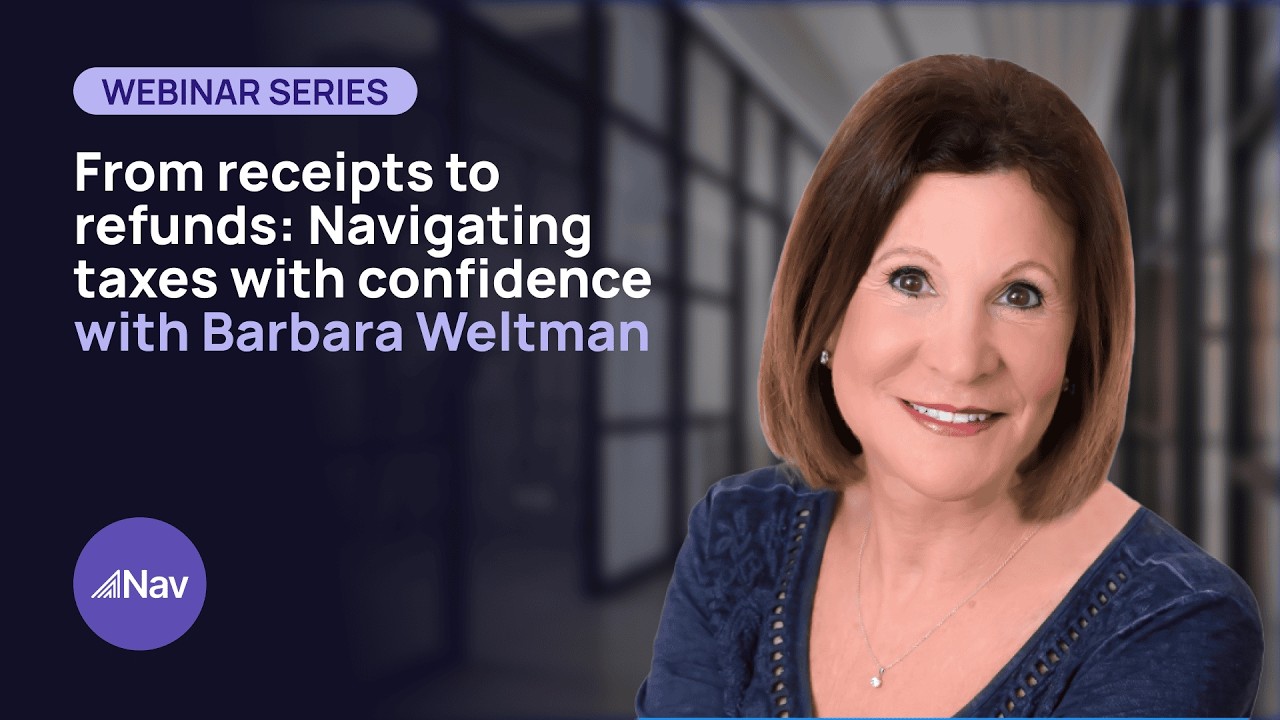 Receipts to refunds webinar with Barbara Weltman