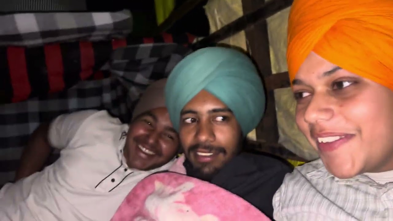 Chll pyee shri anandpur sahib nu 🚜❤️ tibbi sahib rukke raat 🫶🏻 part 1  #waheguru #tractor #akaal 
