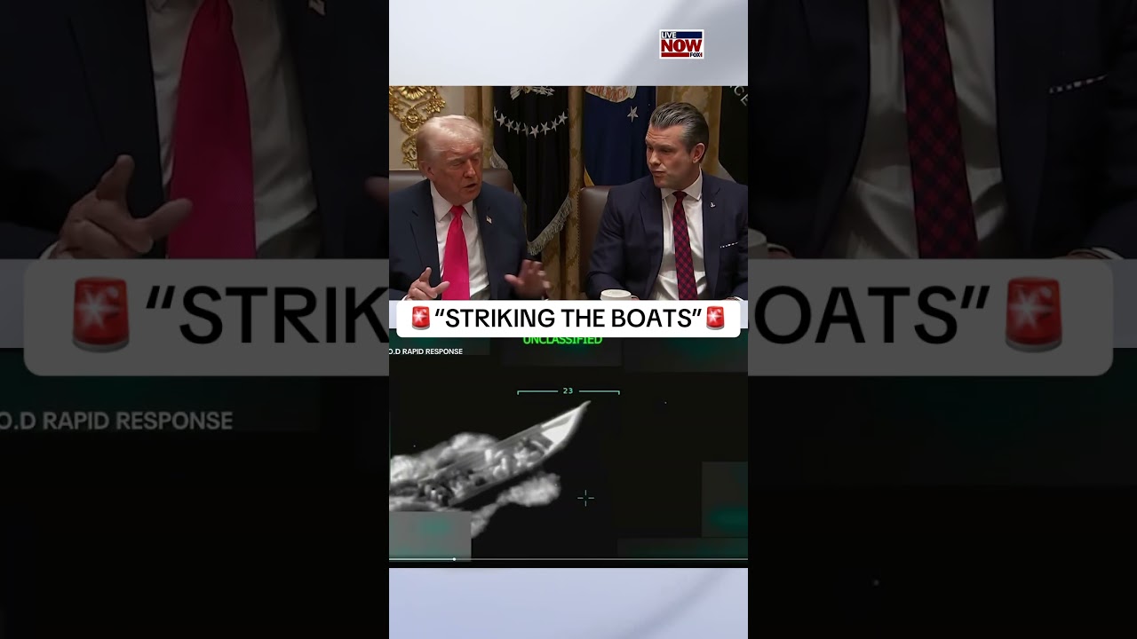 Defense Secretary Hegseth and President Trump on &ldquo;narco terrorists.&rdquo; #trump #news #breaking