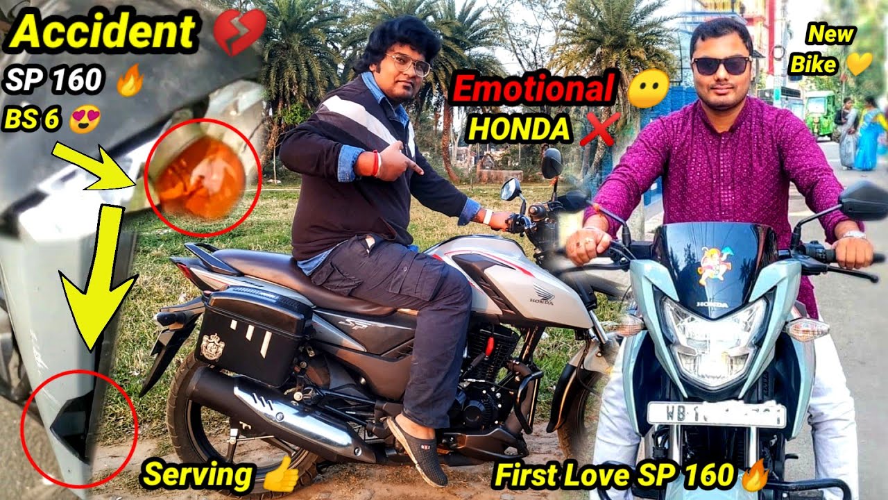 Extreme Crash With HONDA SP 160 😱 Exposed HONDA ❌🚫💯 NEW BIKE Delivery 🏍🔥 @dsarkarmotovlogs490