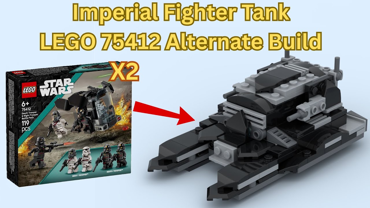 Imperial Fighter Tank 75412 X2 Alternate Build | LEGO Star Wars