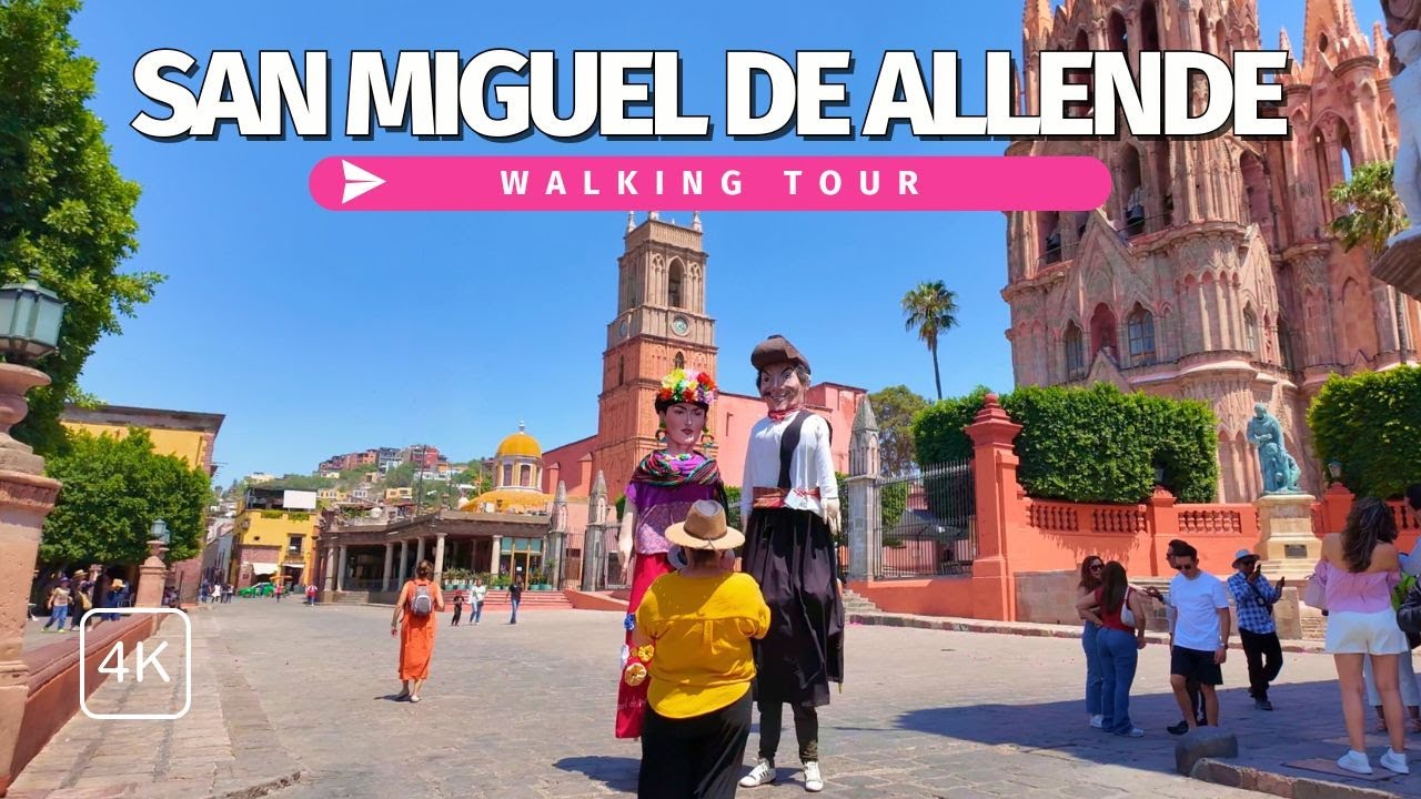 Walking Through San Miguel de Allende 🇲🇽 | Peaceful Afternoon Tour in 4K with Captions