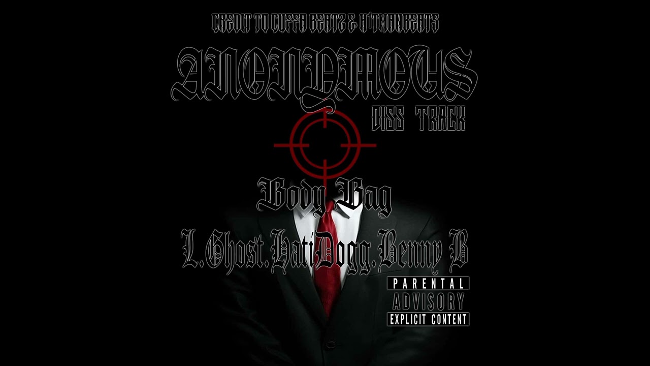 L.Ghost - Anonymous Body Bag (DissTrack) ft Hatidogg,BennyB #cuffabeatz #h1tmanbeats