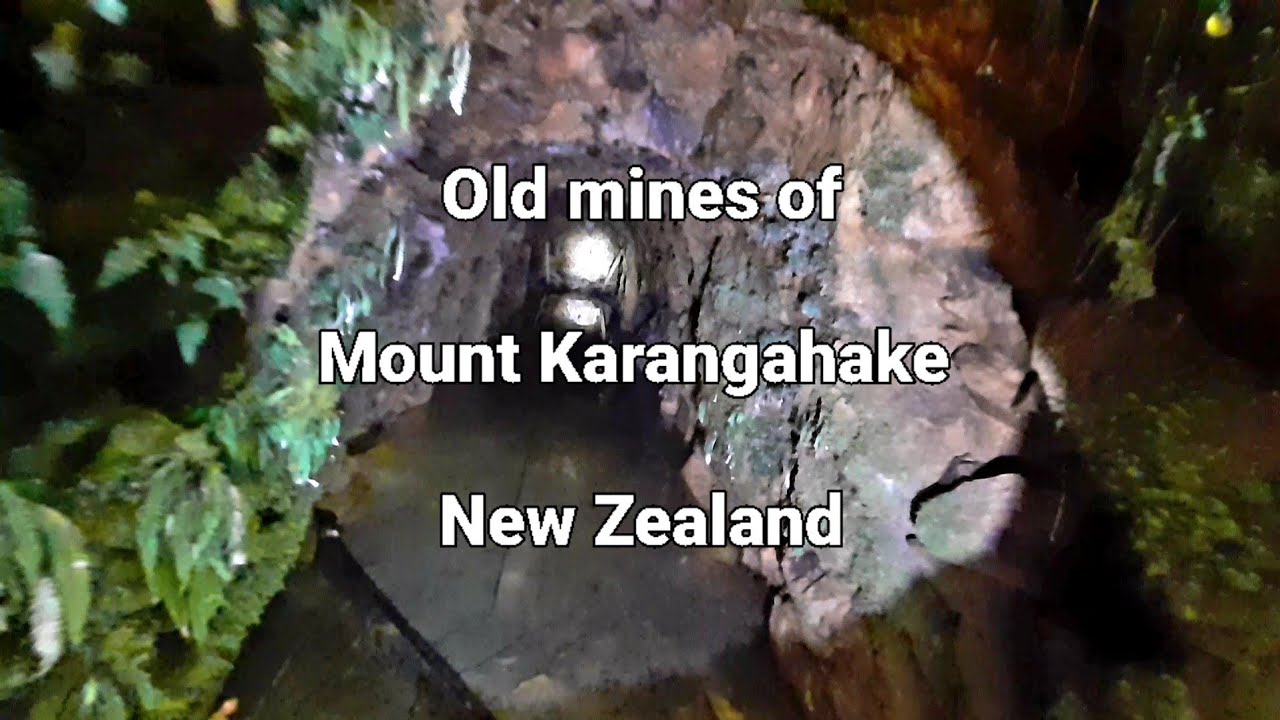Old mines of Mount Karangahake, New Zealand