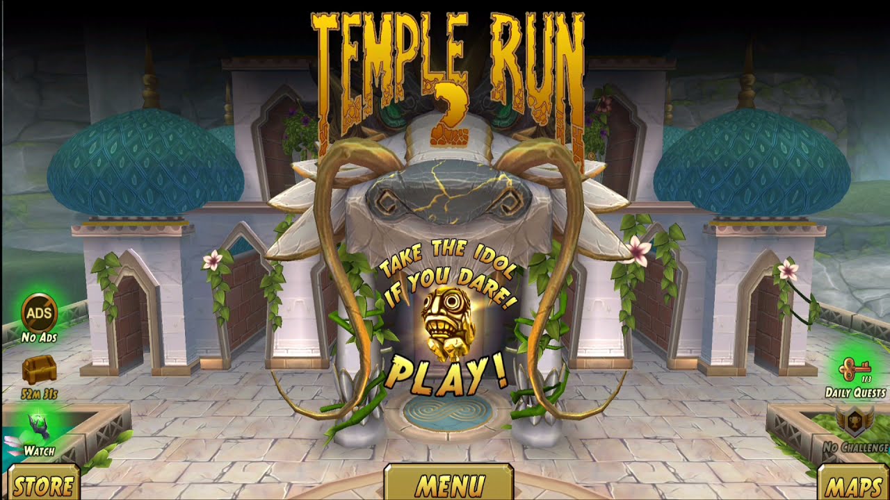 TEMPLE RUN 2 - FULLSCREEN Gameplay - Enchanted Palace *Guy Dangerous #10