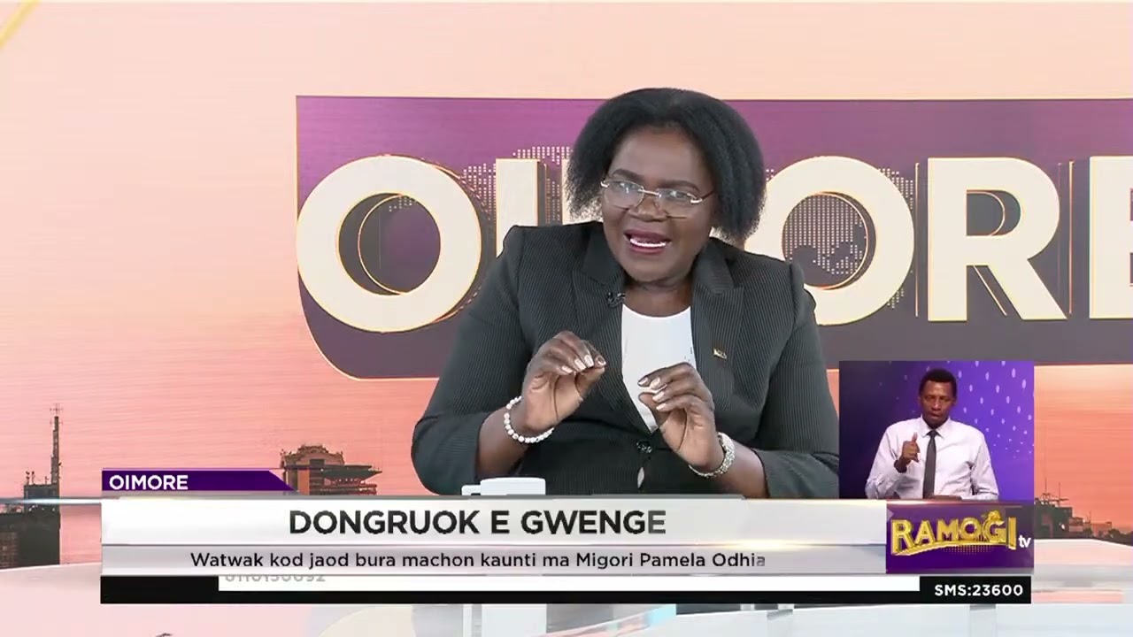 Dr Pamela: Magi e gik ma adhi loso kendo rienyo ka abedo gavana ma Migori