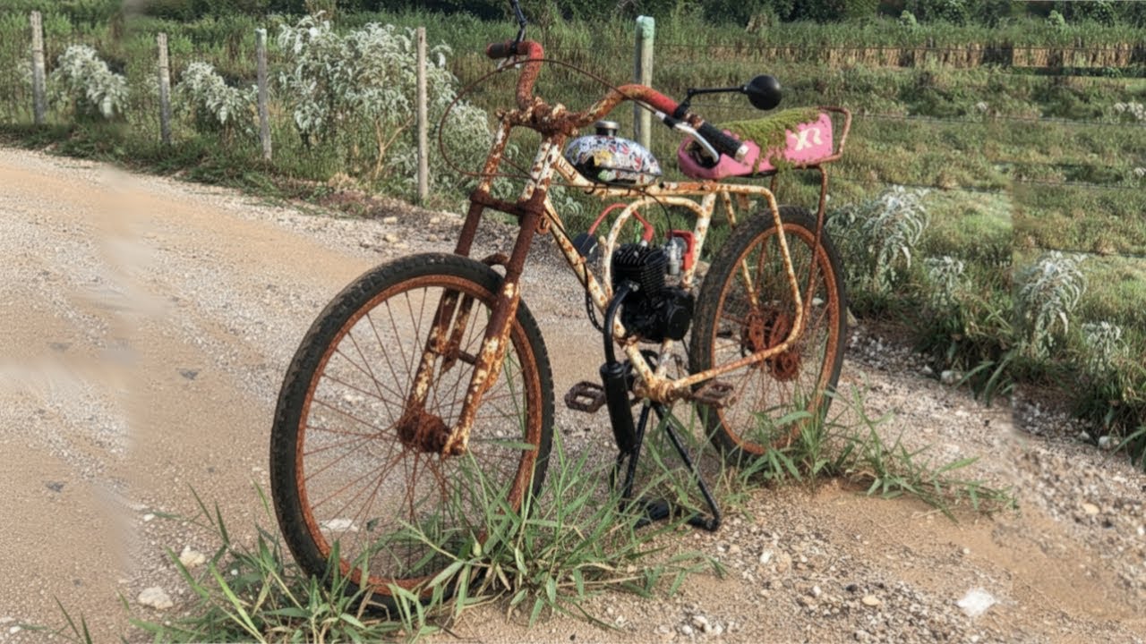 REFORMA DA BIKE MOTORIZADA #diy #motorizada #bike #grau #ratonauta