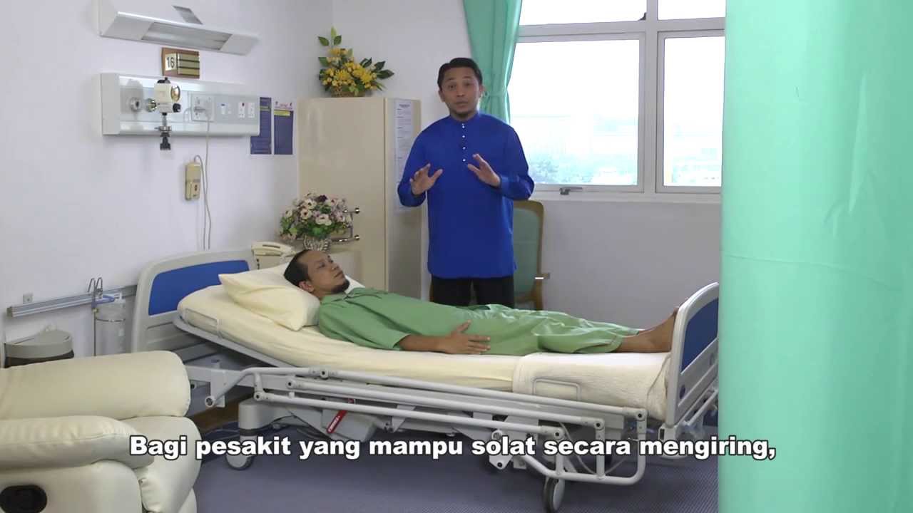 Panduan Solat Untuk Pesakit : Solat Berbaring