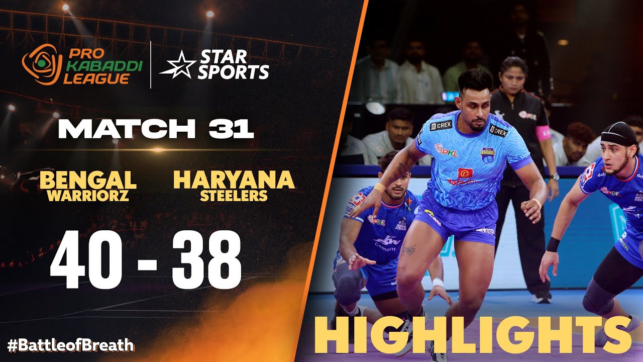 Maninder & Fazel-ன் அதிரடியால் வெற்றி Bengal Warriorz-க்கு! | Tamil Highlights | #ProKabaddiOnStar