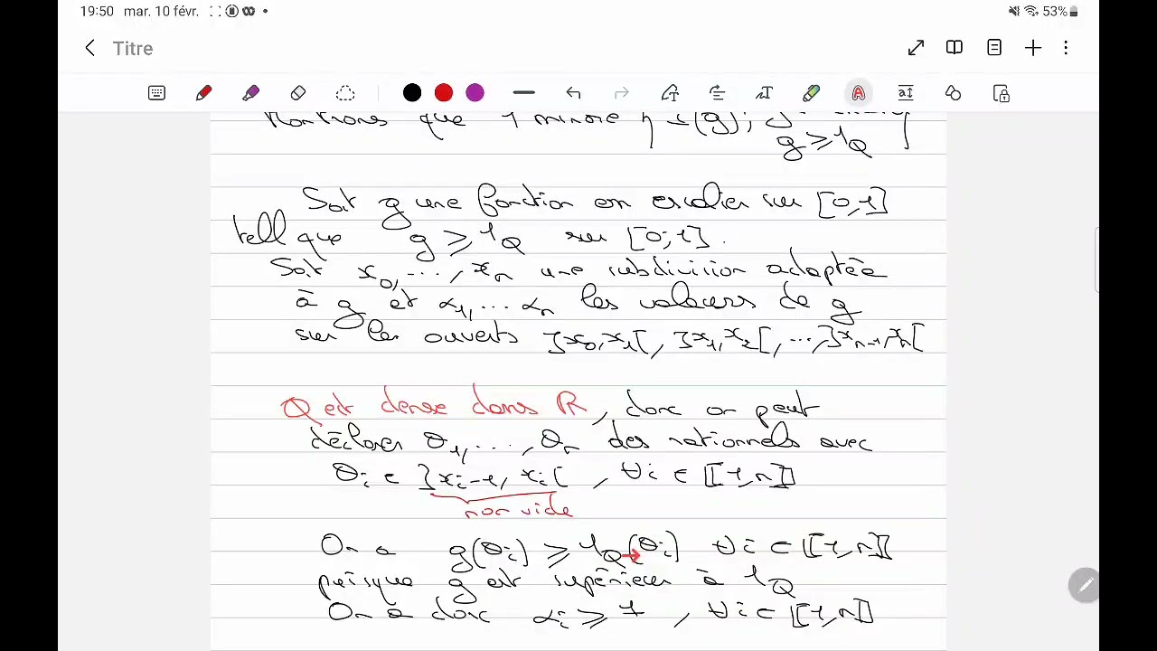 L2IM INTÉGRATION TD1 Fontion indicatrice des rationnels preuve de la non integrabilite sur [0,1]
