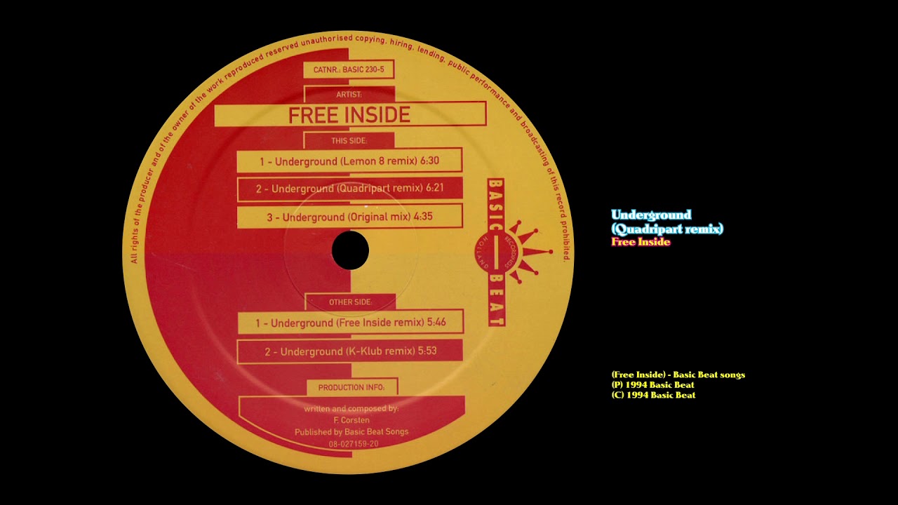 Underground (Quadripart remix) - Free Inside