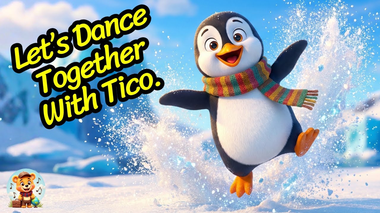 Tico the Penguin | Penguin Song for Kids | Sing Along