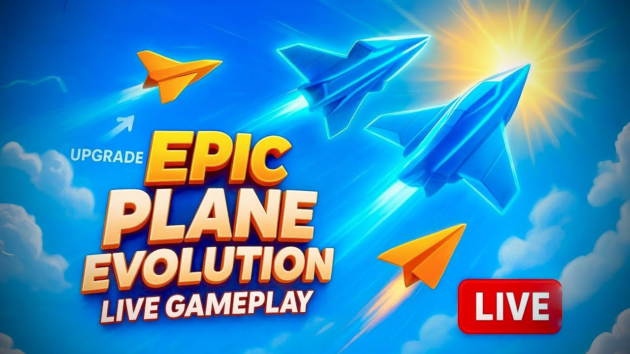 🔥Max Level Plane Evolution Challenge LIVE! | Insane Upgrades & Speed | SmartFragzYT
