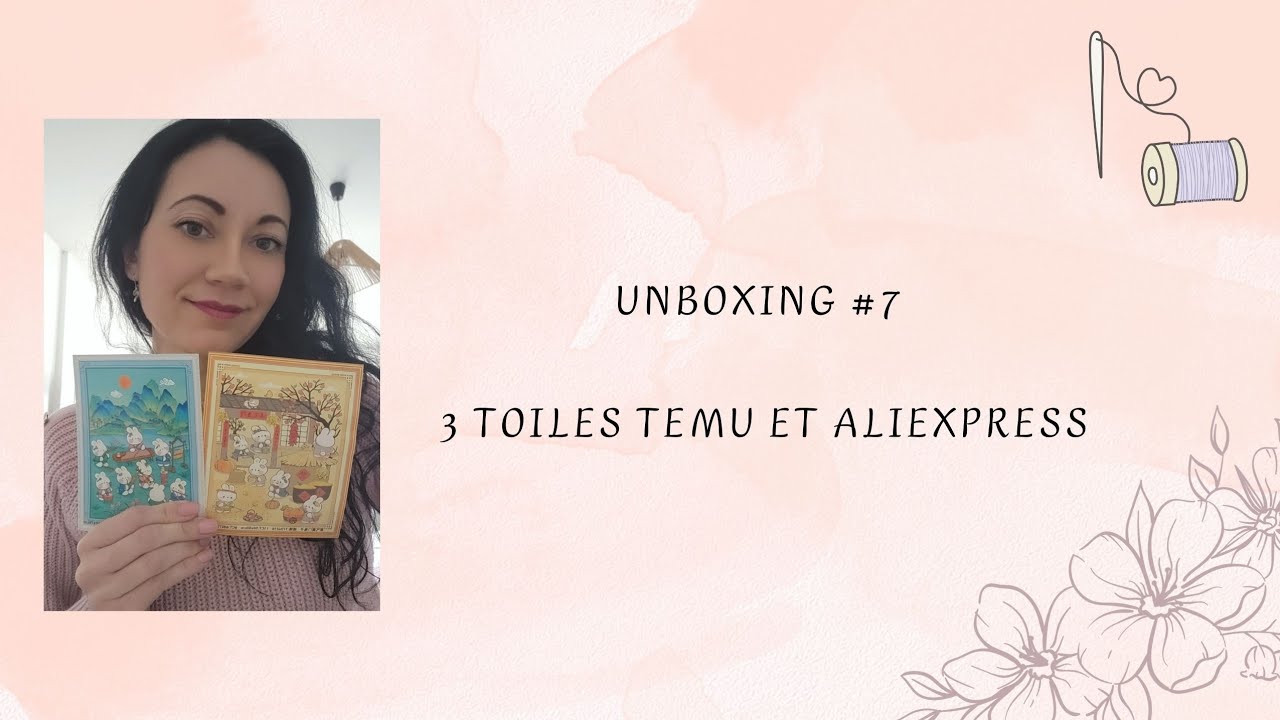 Unboxing Temu et Aliexpress #pointdecroix  #crossstitch #broderie 