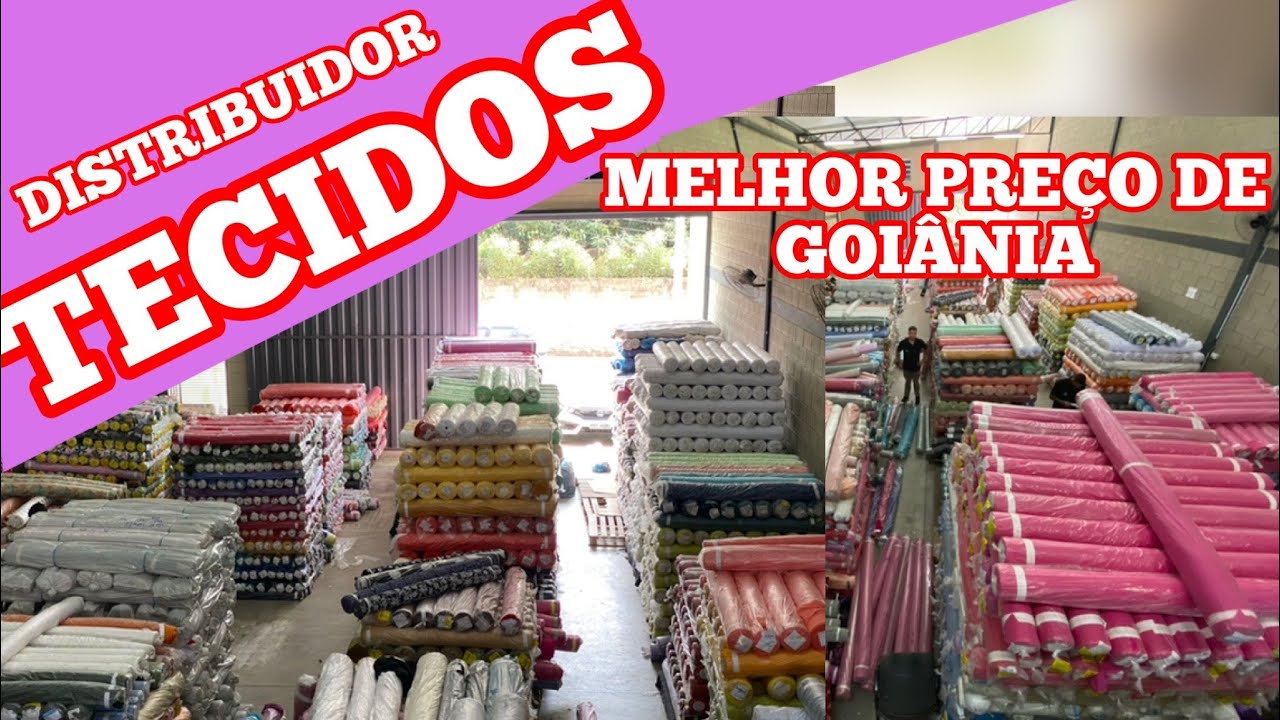 MAIOR DISTRIBUIDOR DE TECIDO DE GOIÂNIA COM OS MELHORES PREÇOS DO BRASIL