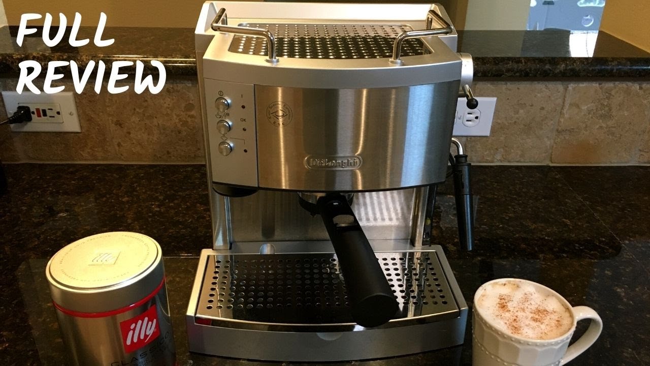 Delonghi EC 702 Manual Espresso Machine Review | Pouring Shots & Vanilla Latte
