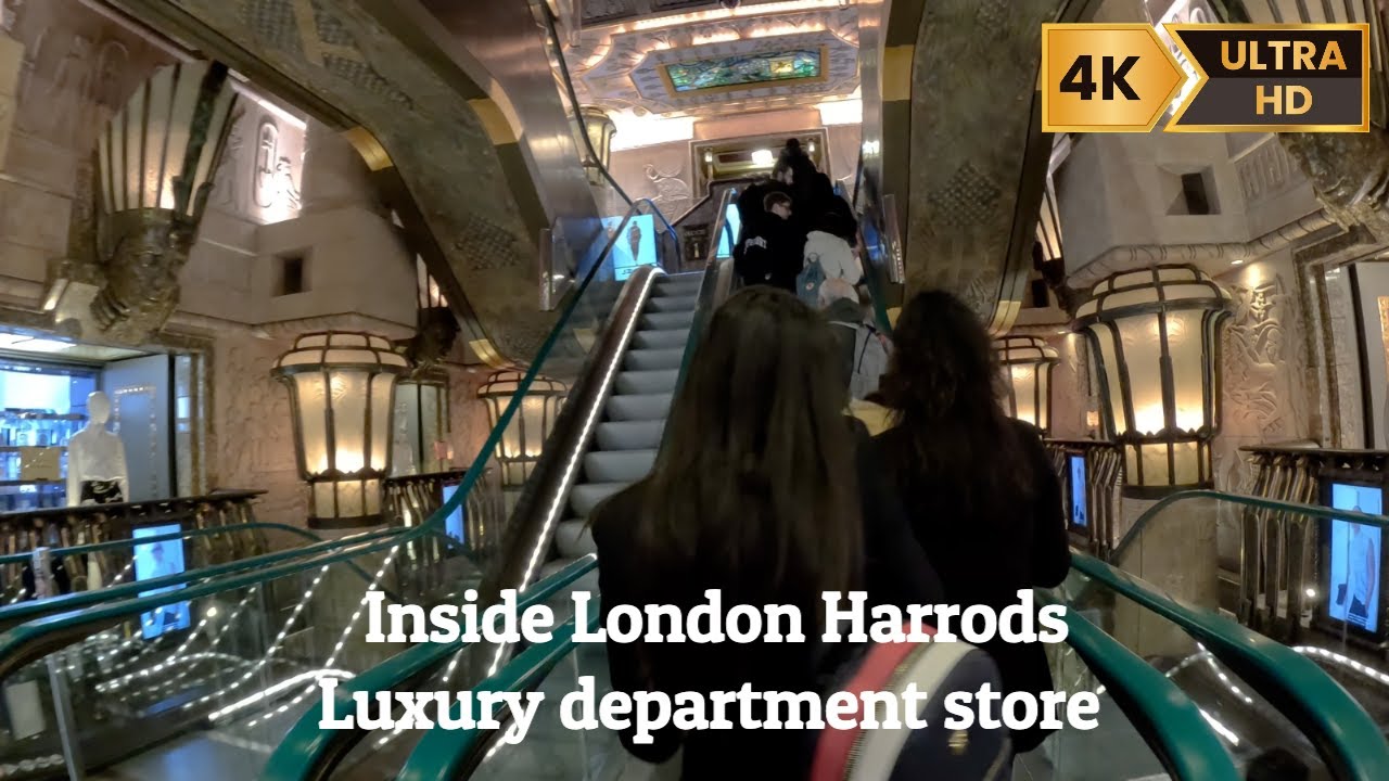 [4K] London 🇬🇧 Walk | Inside Harrods walk | Home of Luxury shopping
