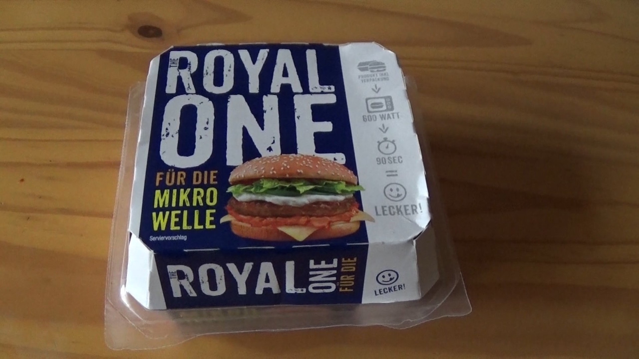 Royal One Burger  f.d. Mikrowelle - Lidl- Test
