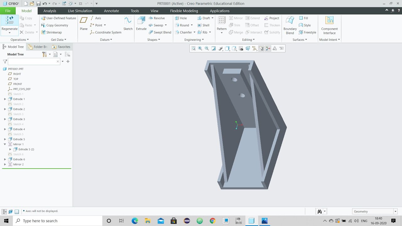 || PULLEY SUPPORT ASSEMBLY || DESIGNING BRACKET IN CREO PARAMETRIC 6.0