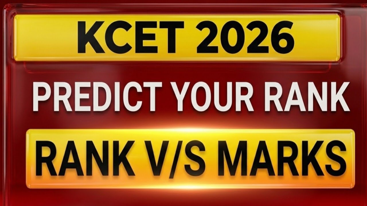 KCET Rank vs Marks 2026|KCET Rank predictor|KCET biggest truth|Same marks y rank diff?Kcet 2026|KCET
