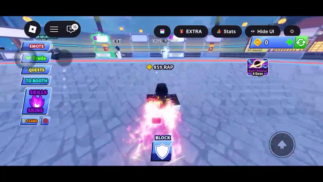 Late night blade ball stream trading for swords and tokens