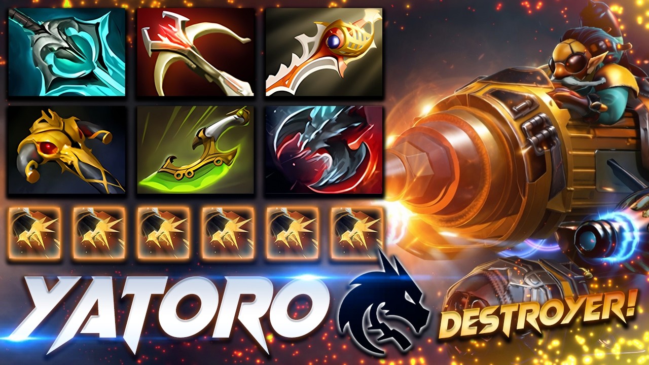 Yatoro Gyrocopter Destroyer - Dota 2 Pro Gameplay [Watch & Learn]