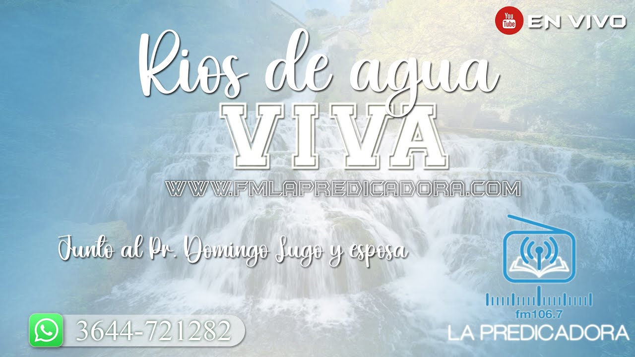 Programa en Vivo 🔴 Ríos de Agua Viva junto al Pastor Domingo Lugo y Esposa 25-02-2026