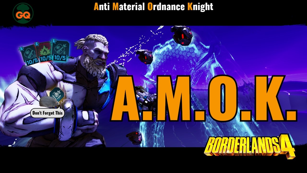 AMOK (Anti Material Ordnance Knight) &mdash; лучшая сборка с активными навыками TUVH6 в Borderlands 4!