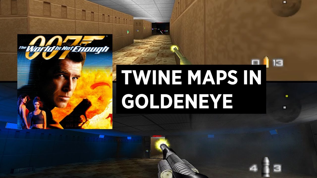 GoldenEye N64 60 FPS Netplay Multiplayer - TWINE Maps by Wreck