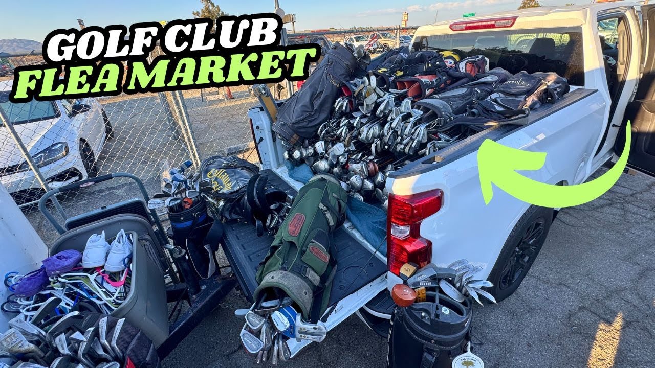The Most Golf Clubs Ive Ever Bought at a Flea Market!!