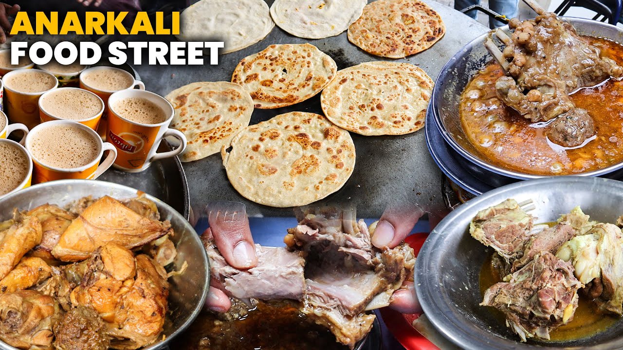 Anarkali Food Street Lahore 2022 | Saleem Butt Mutton Chanay | Abbasi Tea Stall Lahore | arsfoodie
