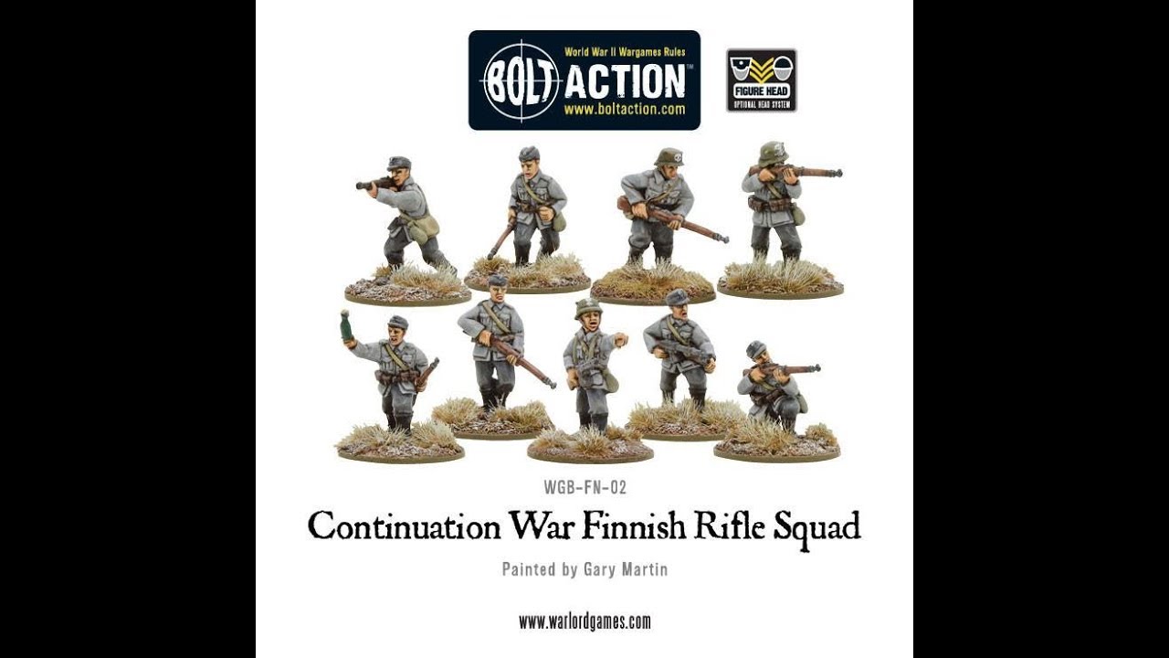 Bolt Action Finnish Rifle Squad Unboxing