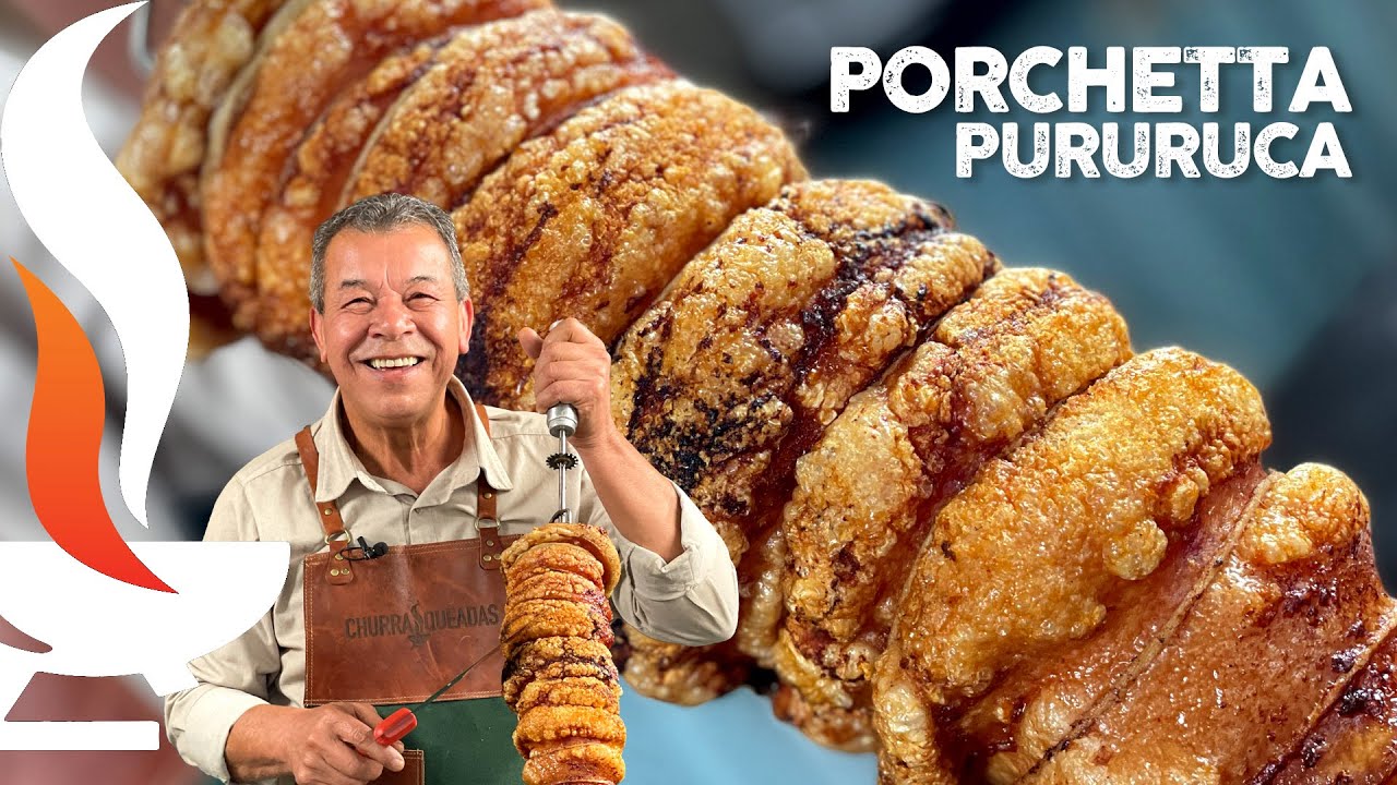 Porchetta Pururuca na Churrasqueira I Churrasquedas