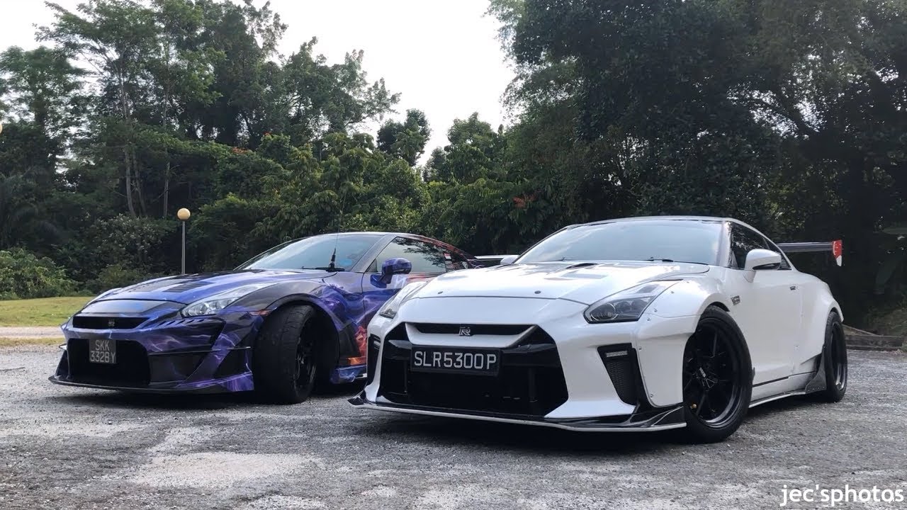 AbFlug vs. Rocket Bunny - GTR R35 REV BATTLE in Singapore!