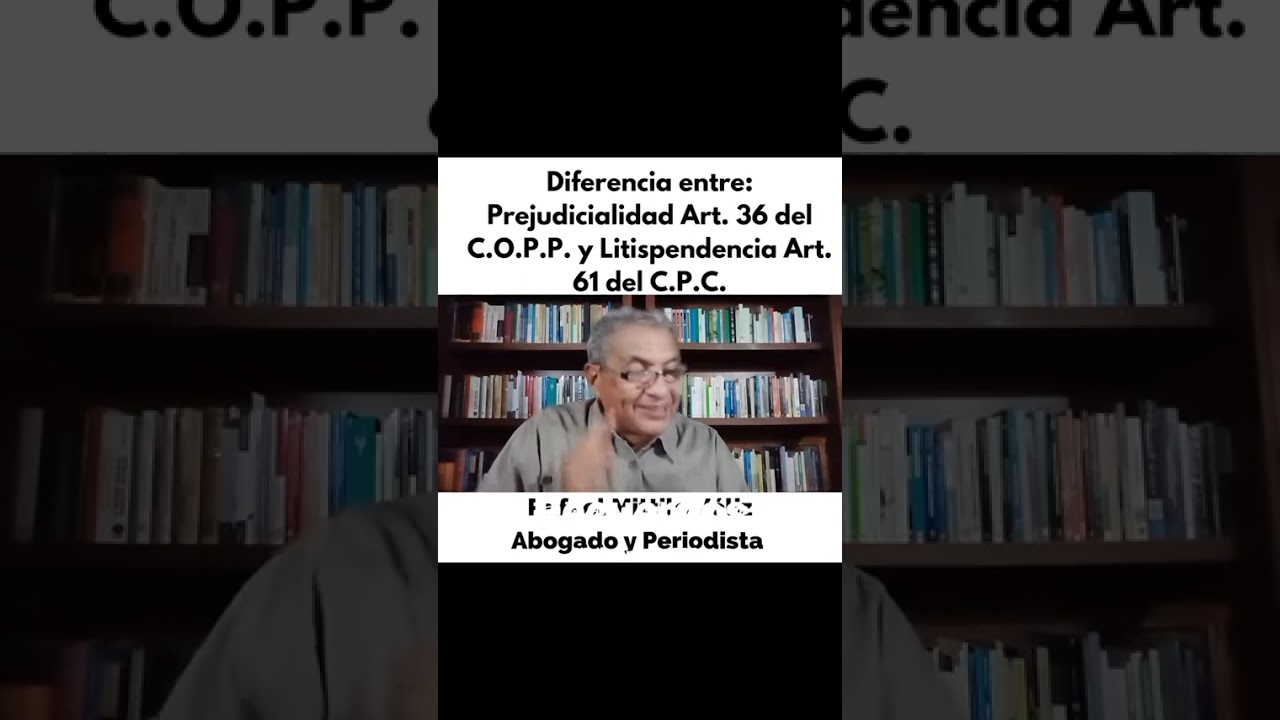 Diferencia: Prejudicialidad y Litispendencia 