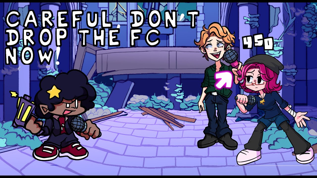 Friday Night Funkin' : Guns FC...? (Hard) but sung by T.C., Senpai, & Fever - Certified Basnger