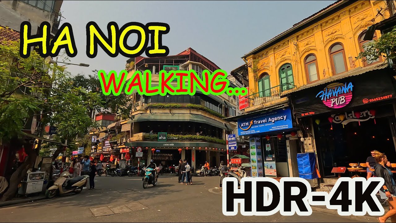 Hanoi's Old Quarter during Tet is truly a special sight. VN_WALK_4K