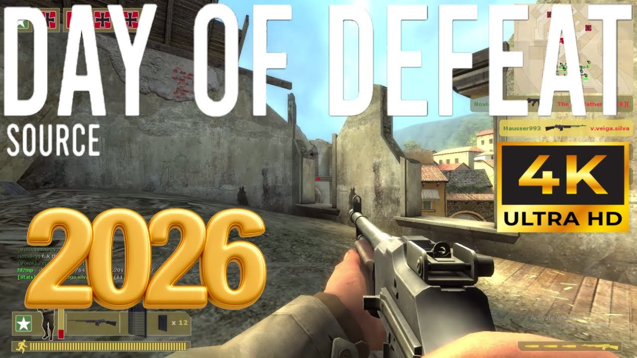 Day of Defeat Source Multiplayer In 2026 | 4K