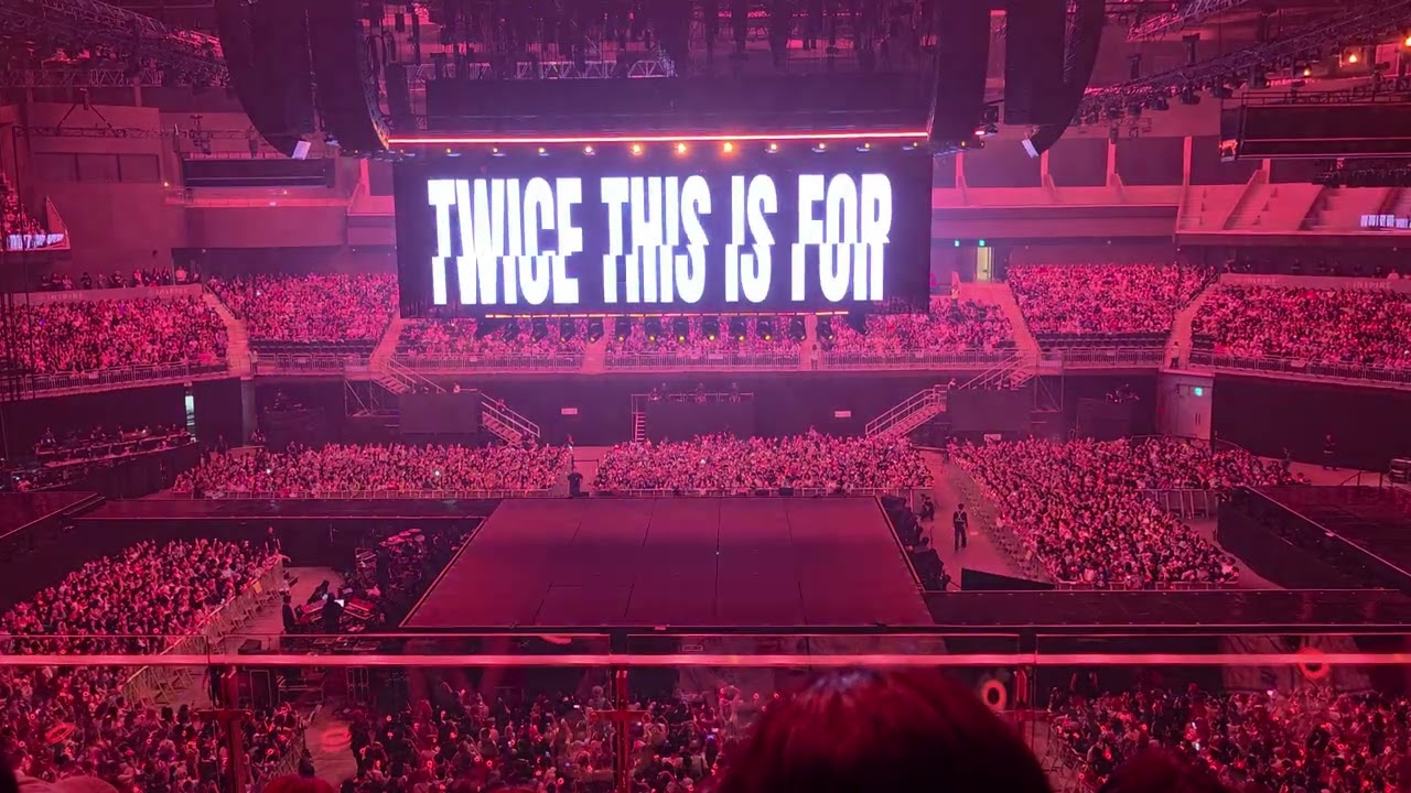 TWICE FOUR Intro VCR This is For Concert Live Incheon South Korea 250719 트와이스 인천 콘서트 직캠