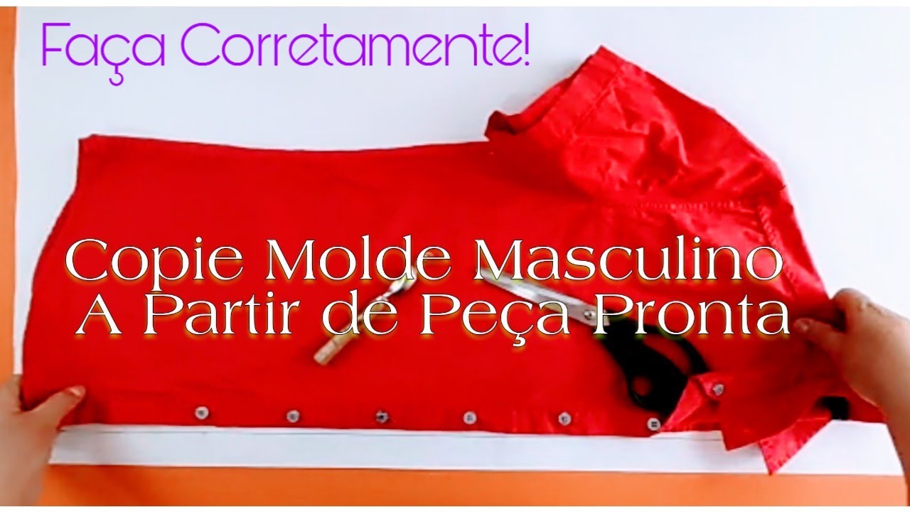 Copie Molde Masculino a Partir de Peça Pronta