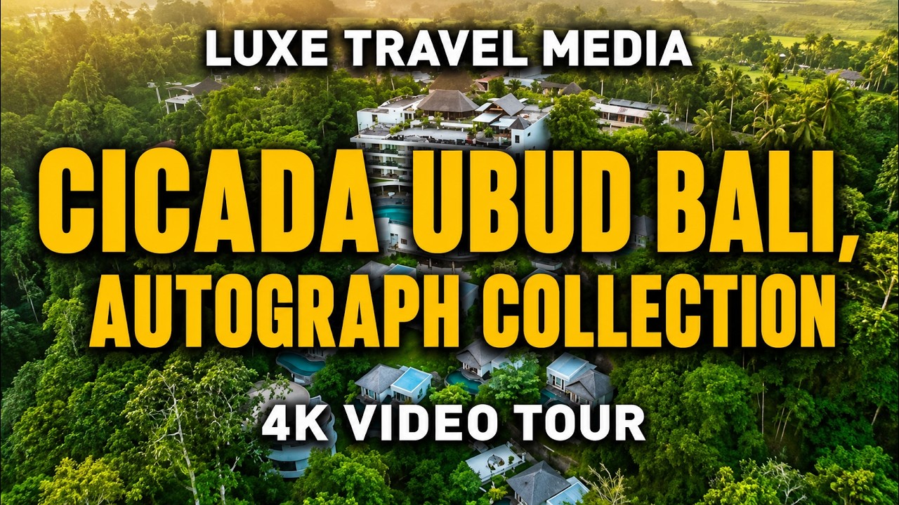 Cicada Resort Bali Ubud, Autograph Collection I 4K Video Tour