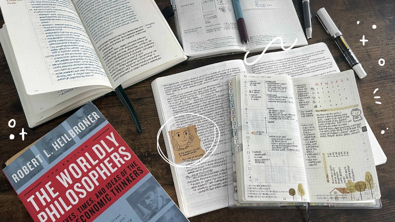 A Week In My Journals | Hobonichi Weeks, Commonplace, Reading, Hobonichi Day Free