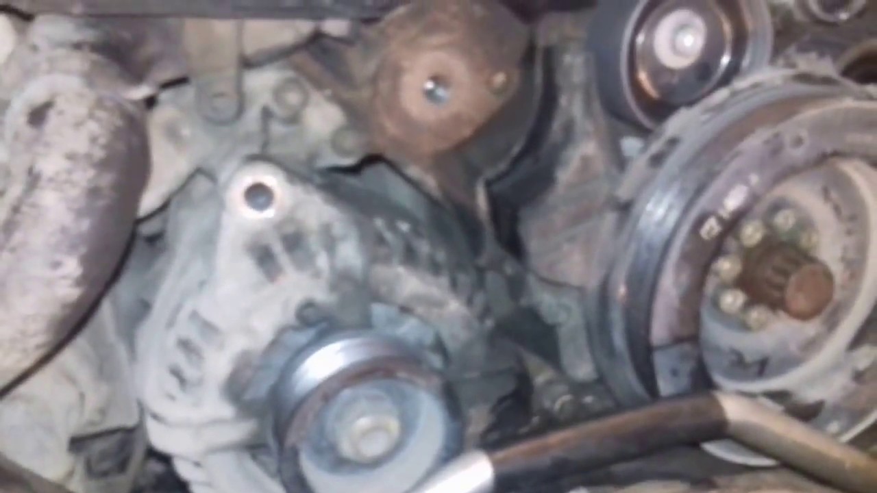 замена ремня грм и помпы vw passat b5 2.8 двигатель (Samir Usta)