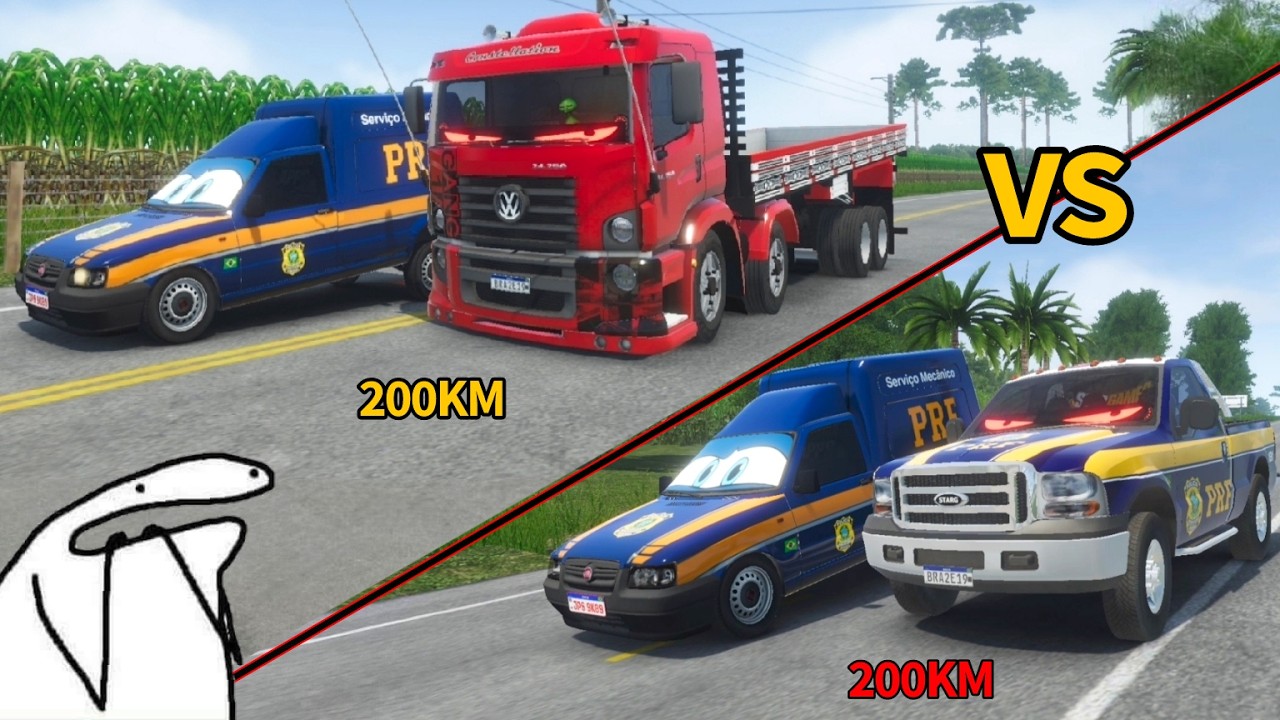 Botando PRESSÃO no NOVO Fiorino do Global Truck Online KKKllKKKKjjK
